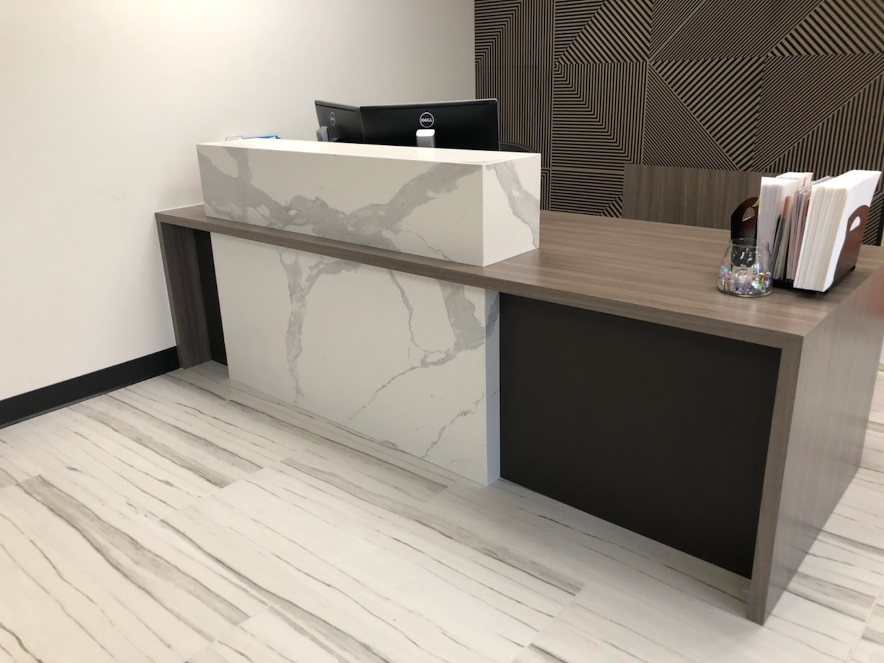 custom reception desks